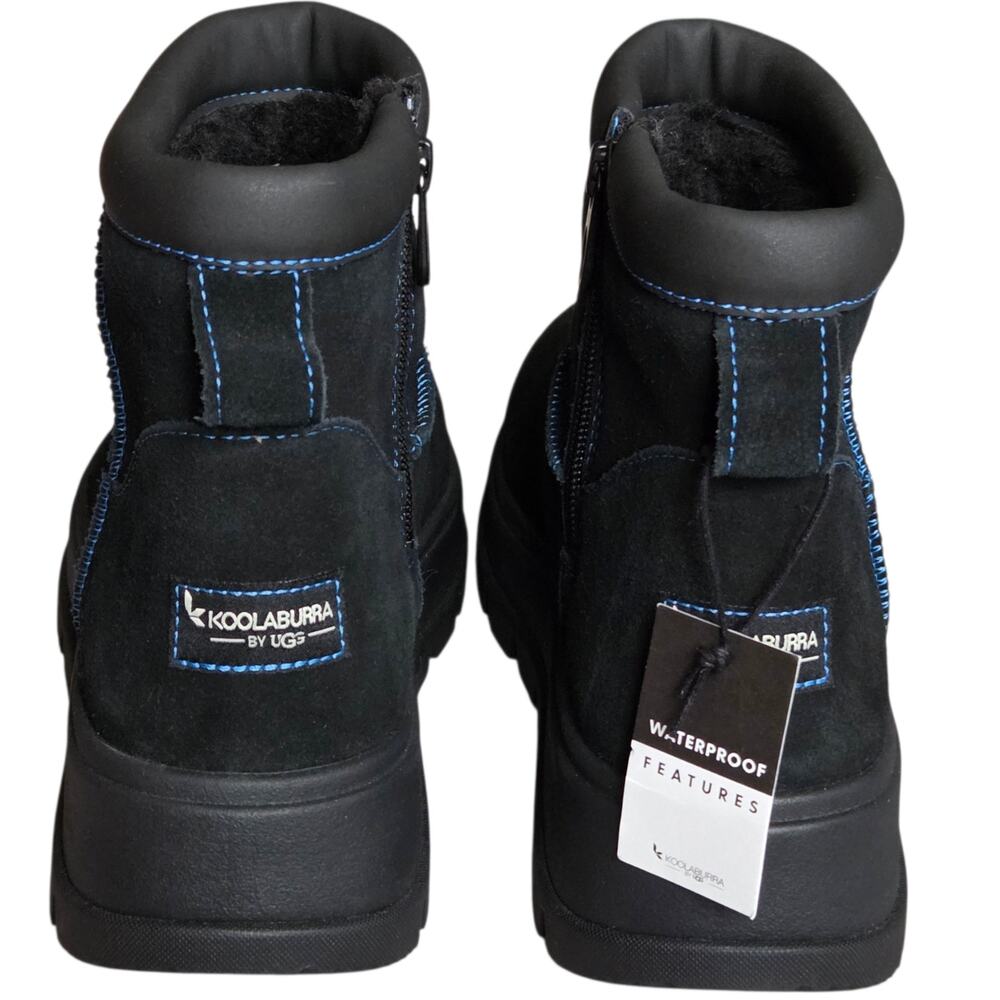 Koolaburra by UGG Koola Mini Hybrid Waterproof Boots Suede Faux Fur Lined 8 NWOT - Picture 7 of 15